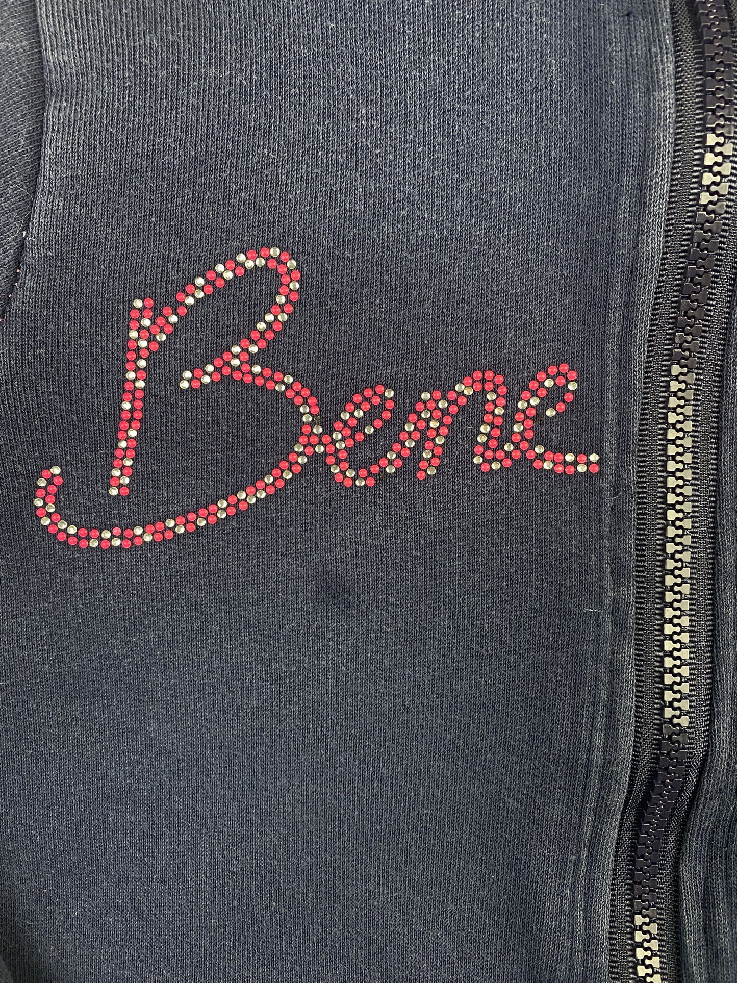 Felpa con zip senza cappuccio