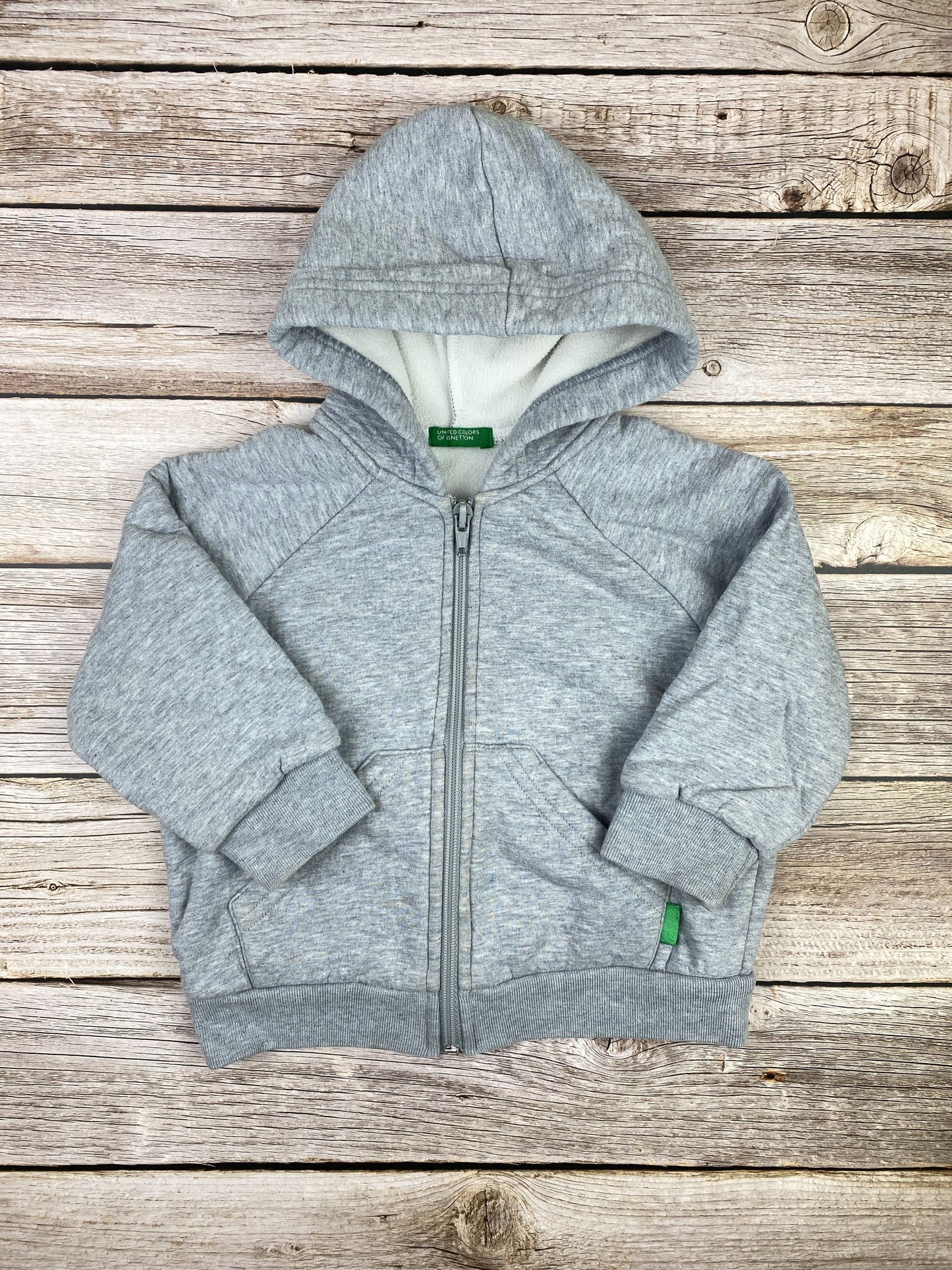Felpa con zip e cappuccio