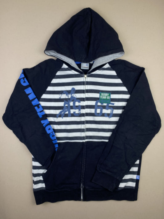 Felpa con zip e cappuccio