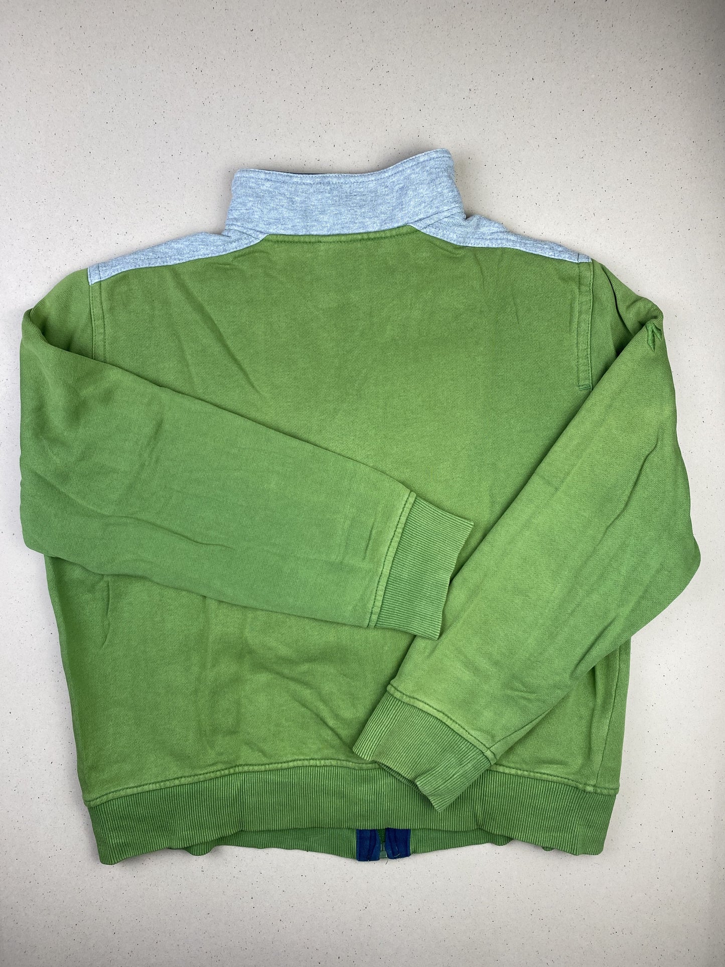 Felpa con zip senza cappuccio