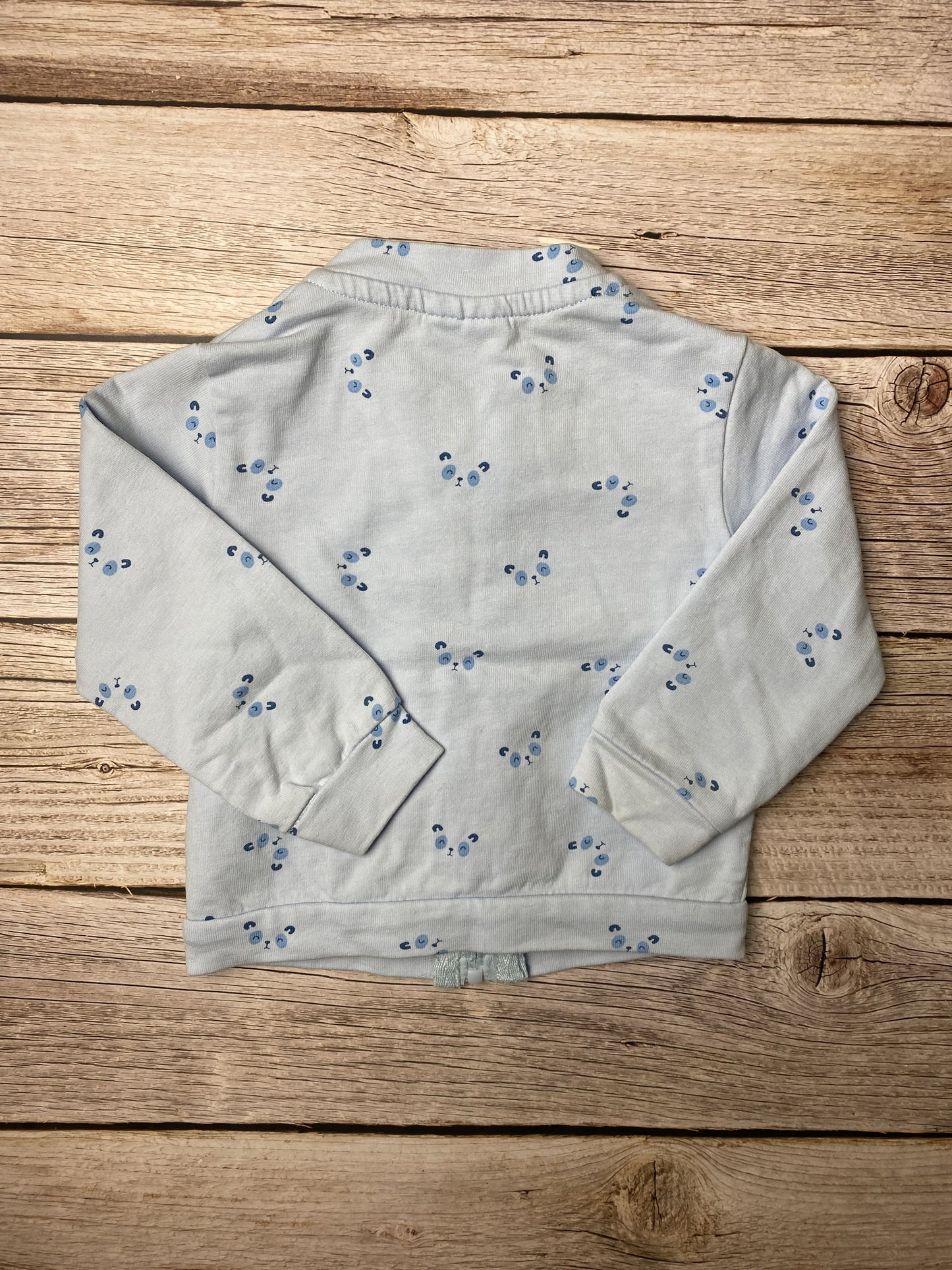 Felpa girocollo con zip