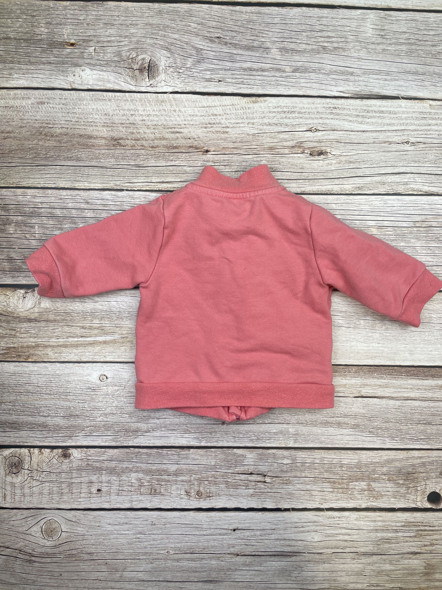 Felpa con zip senza cappuccio