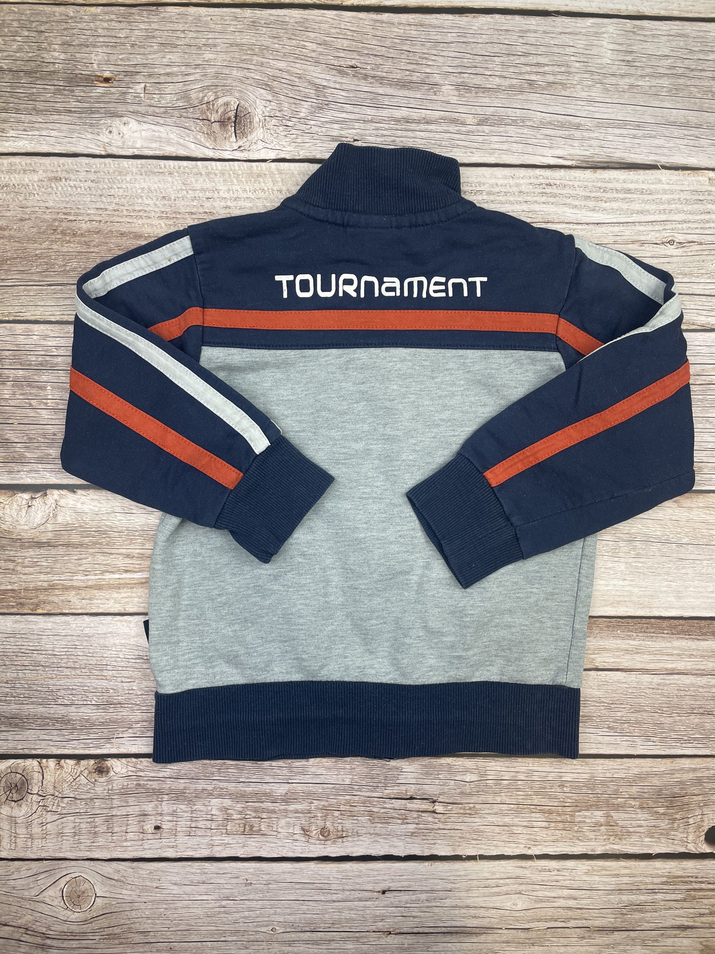 Felpa con zip senza cappuccio