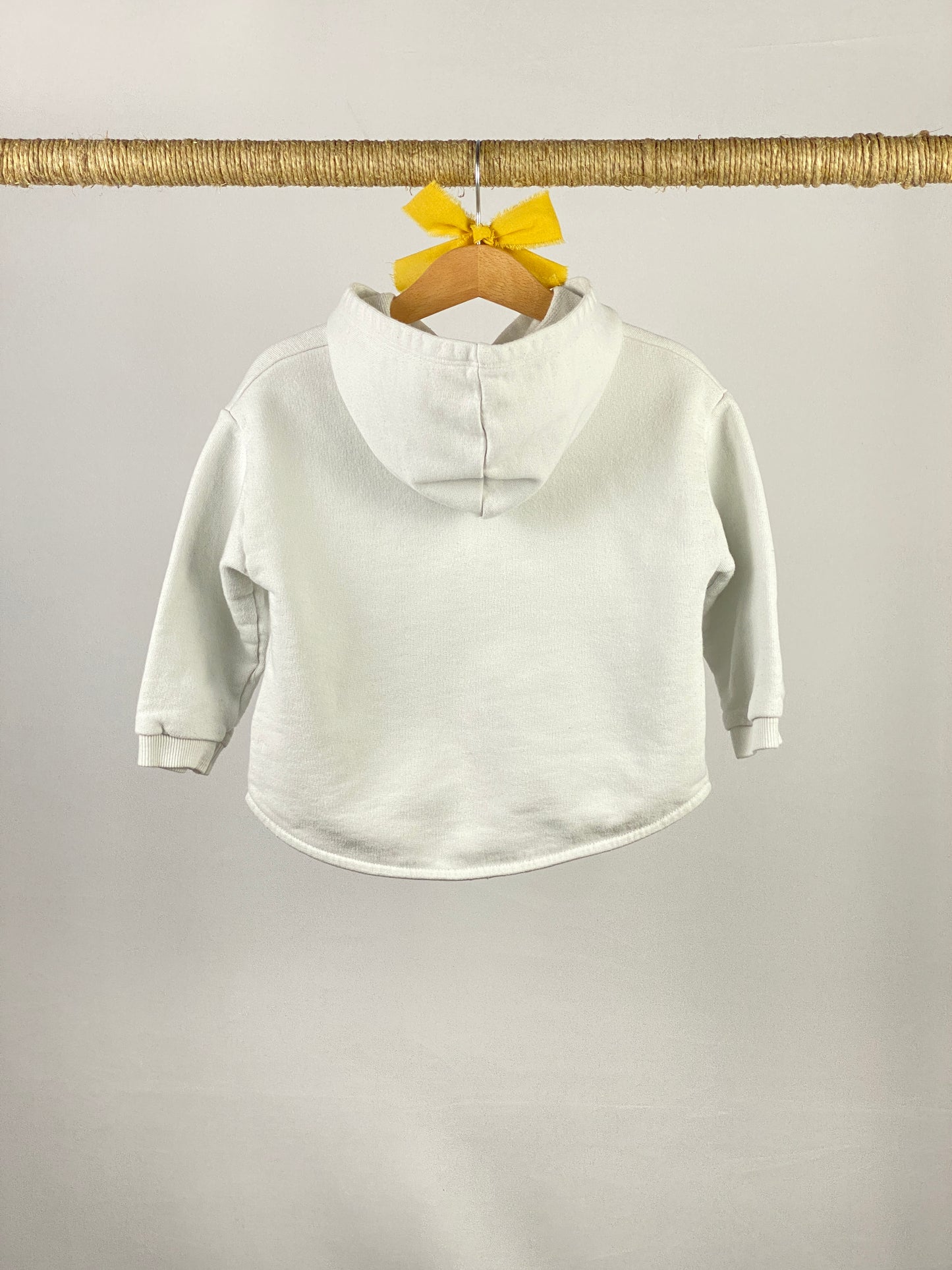 Felpa full zip e cappuccio
