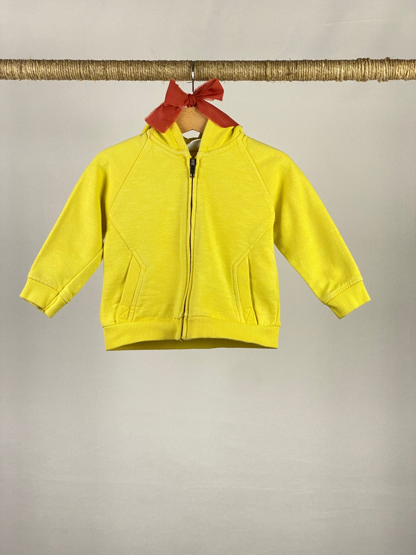 Felpa full zip con cappuccio