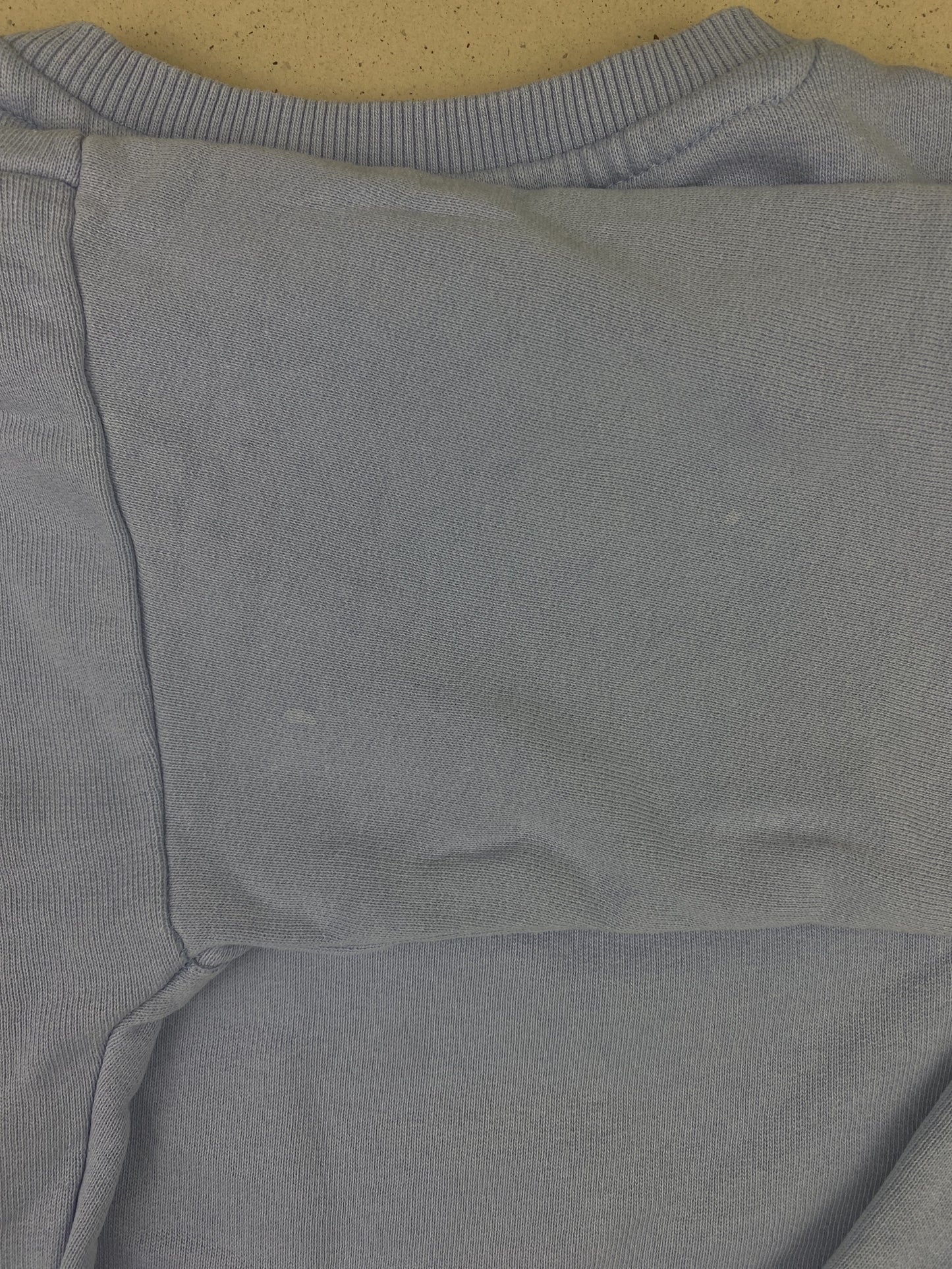 Felpa crop top girocollo