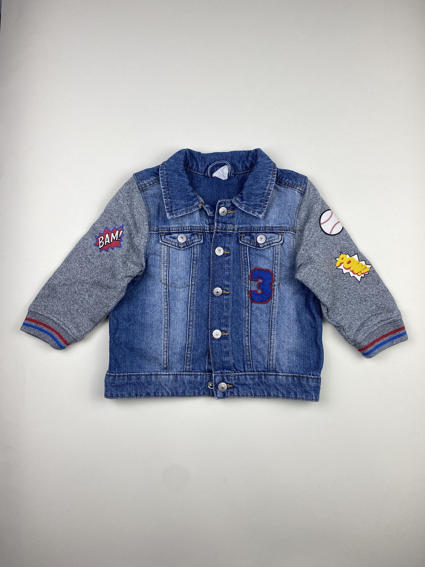 Giacca con bottoni in jeans