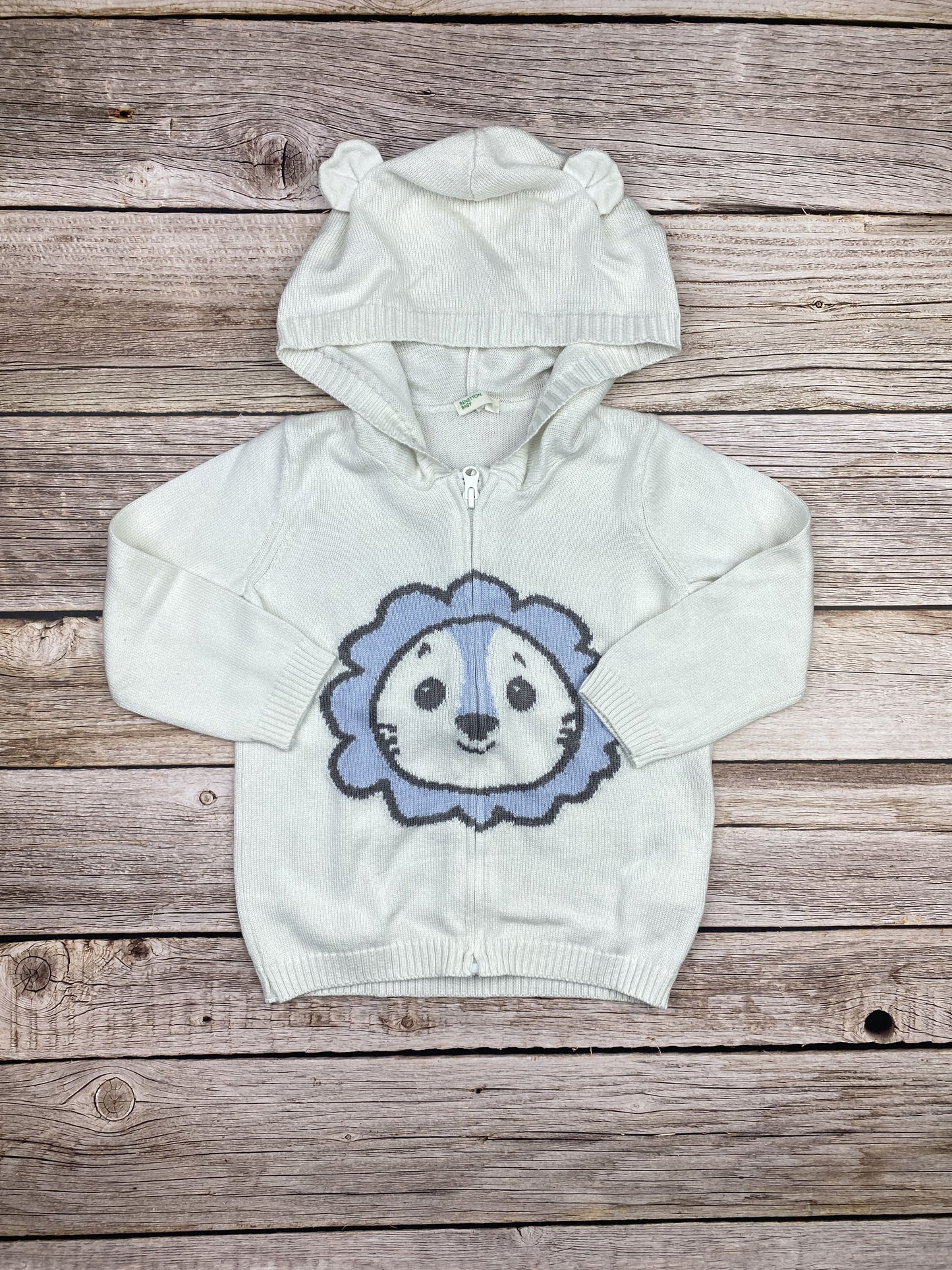 Maglione con zip e cappuccio