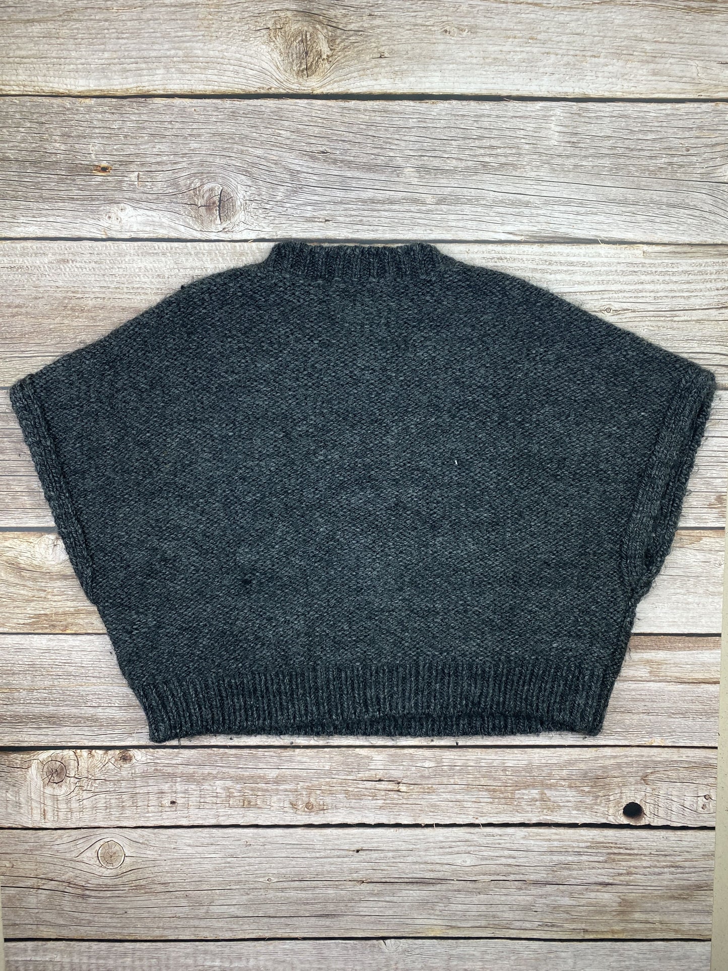 Maglione senza manica in acrilico