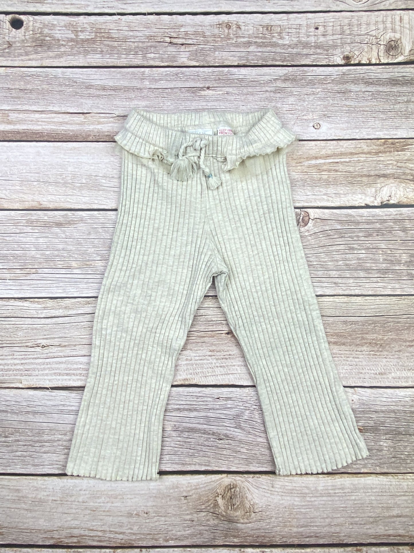 Pantalone leggins a coste