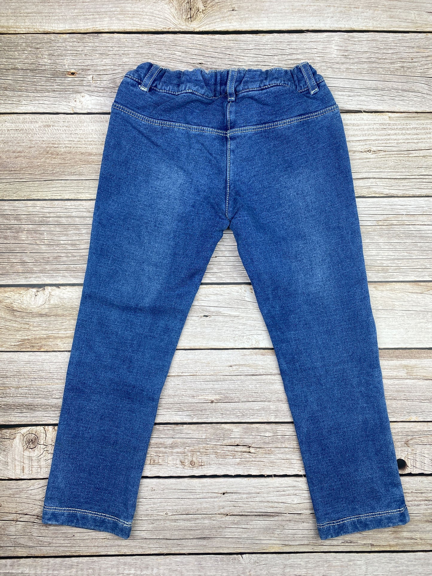 Pantalone in felpa effetto jeans