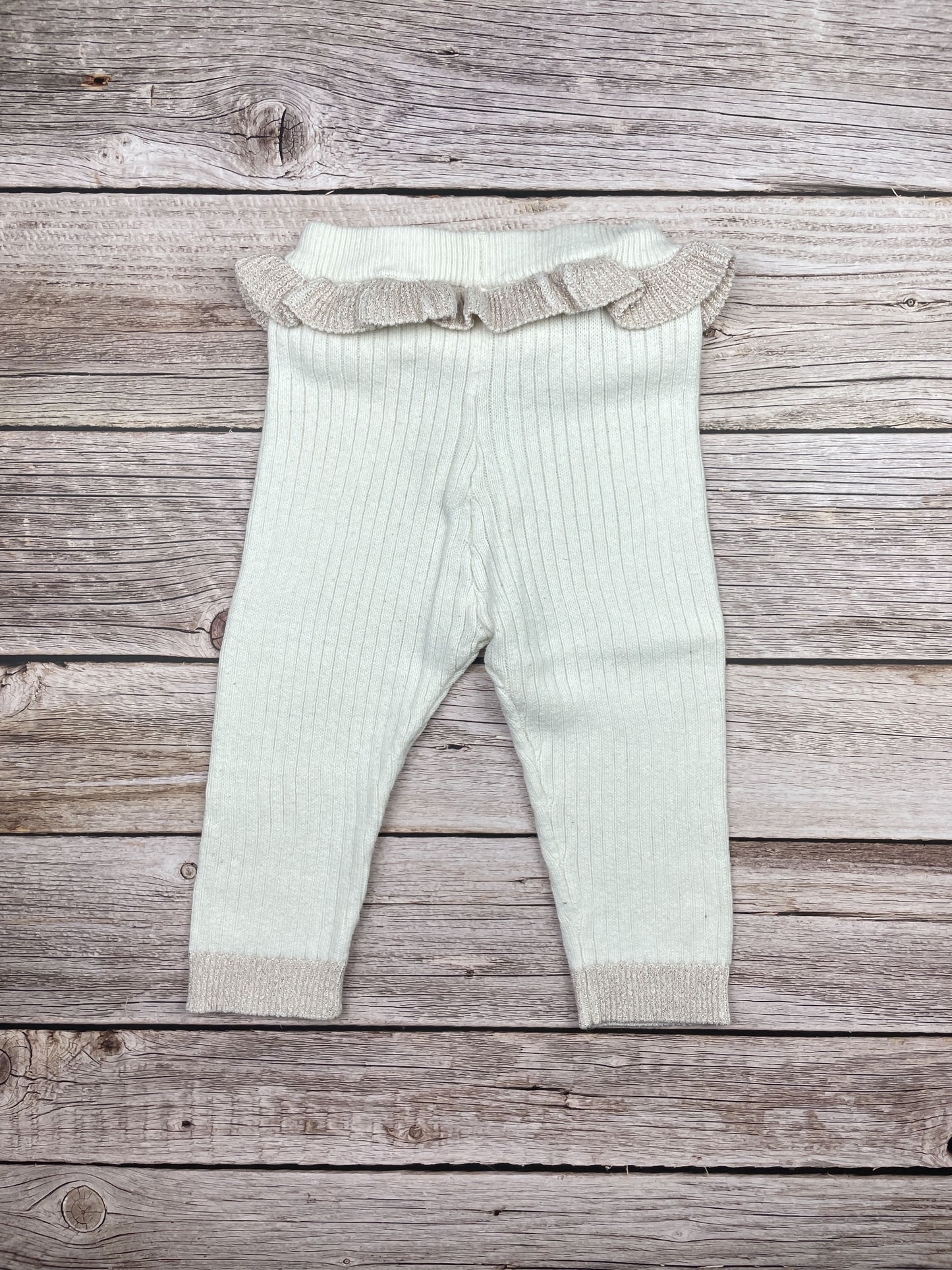 Pantalone leggins in maglia di cotone