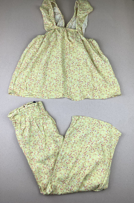 Set pantalone e canotta in viscosa