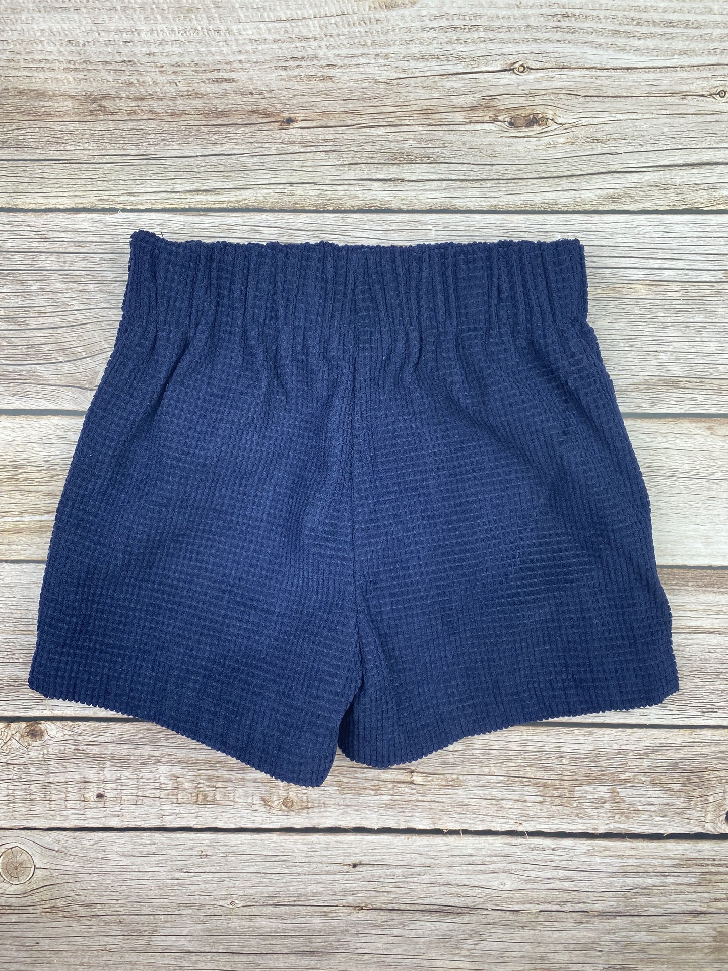 Pantaloncino in misto cotone effetto ciniglia
