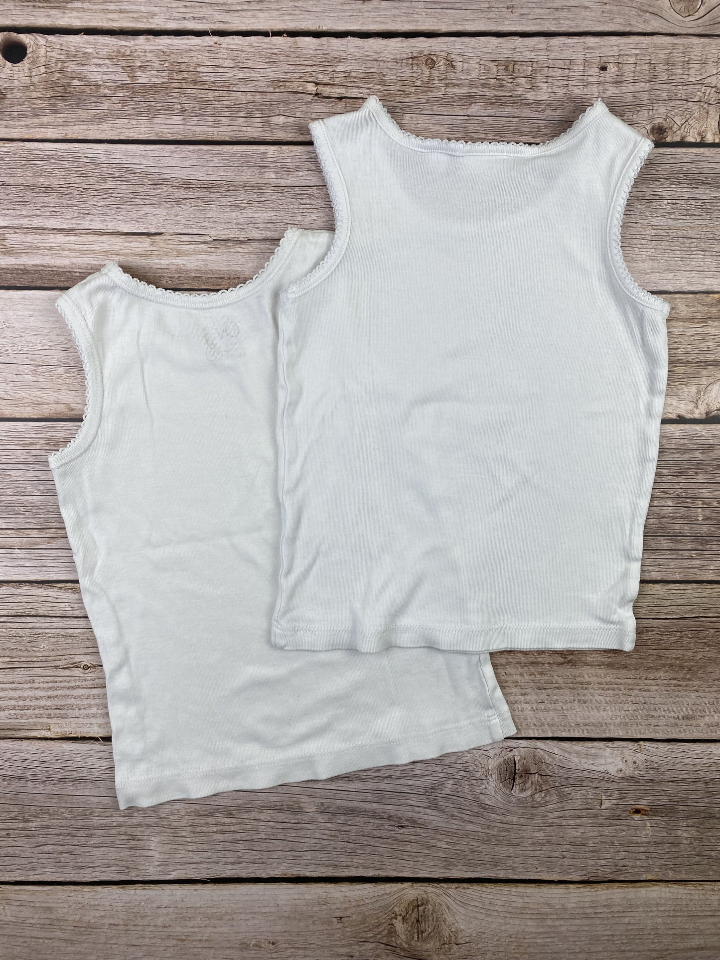 Set due t-shirt senza manica