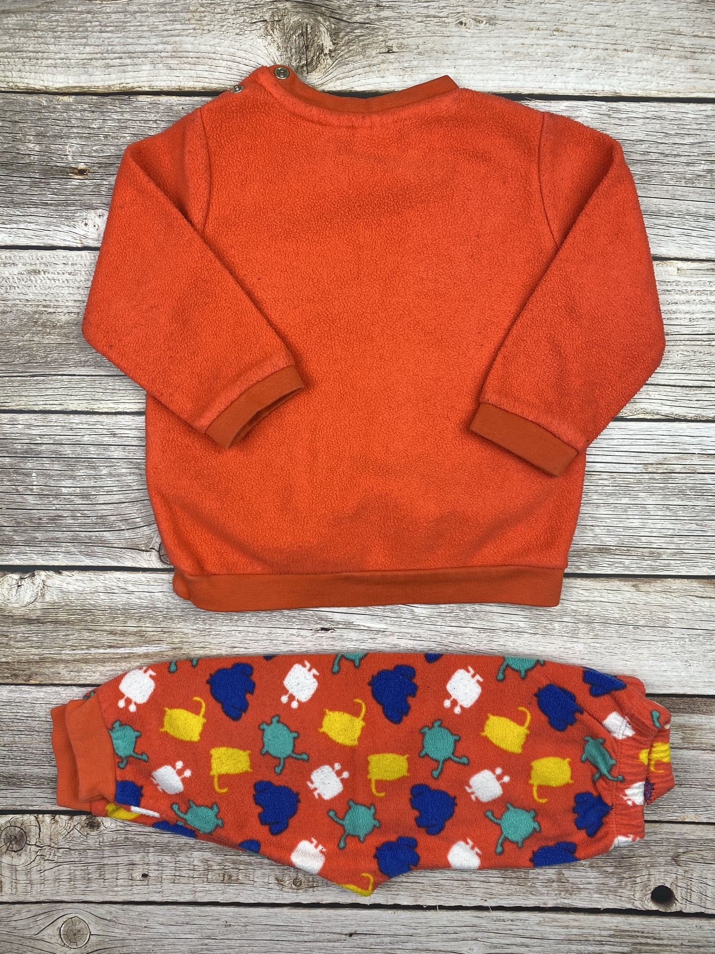 Pigiama felpa girocollo e pantalone