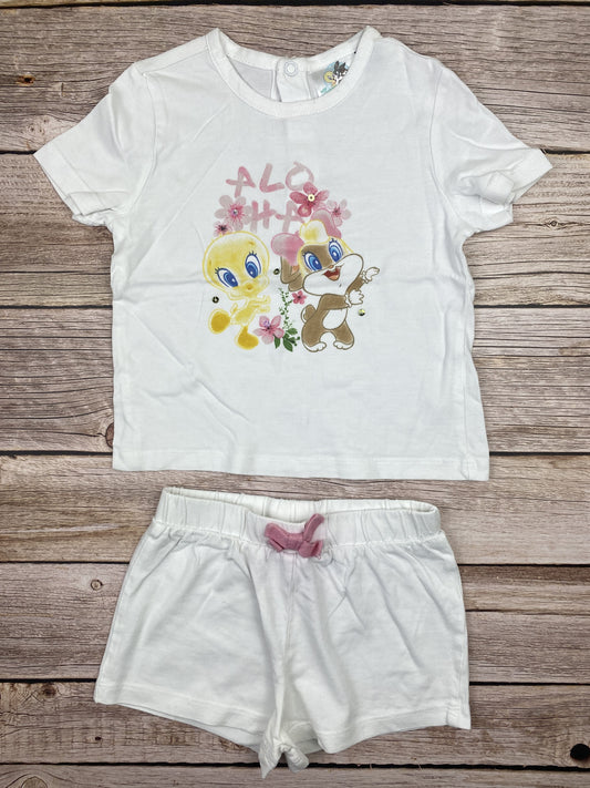 Set t-shirt manica corta e pantaloncino