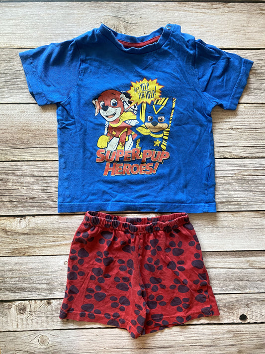 Set t-shirt manica corta e pantaloncino