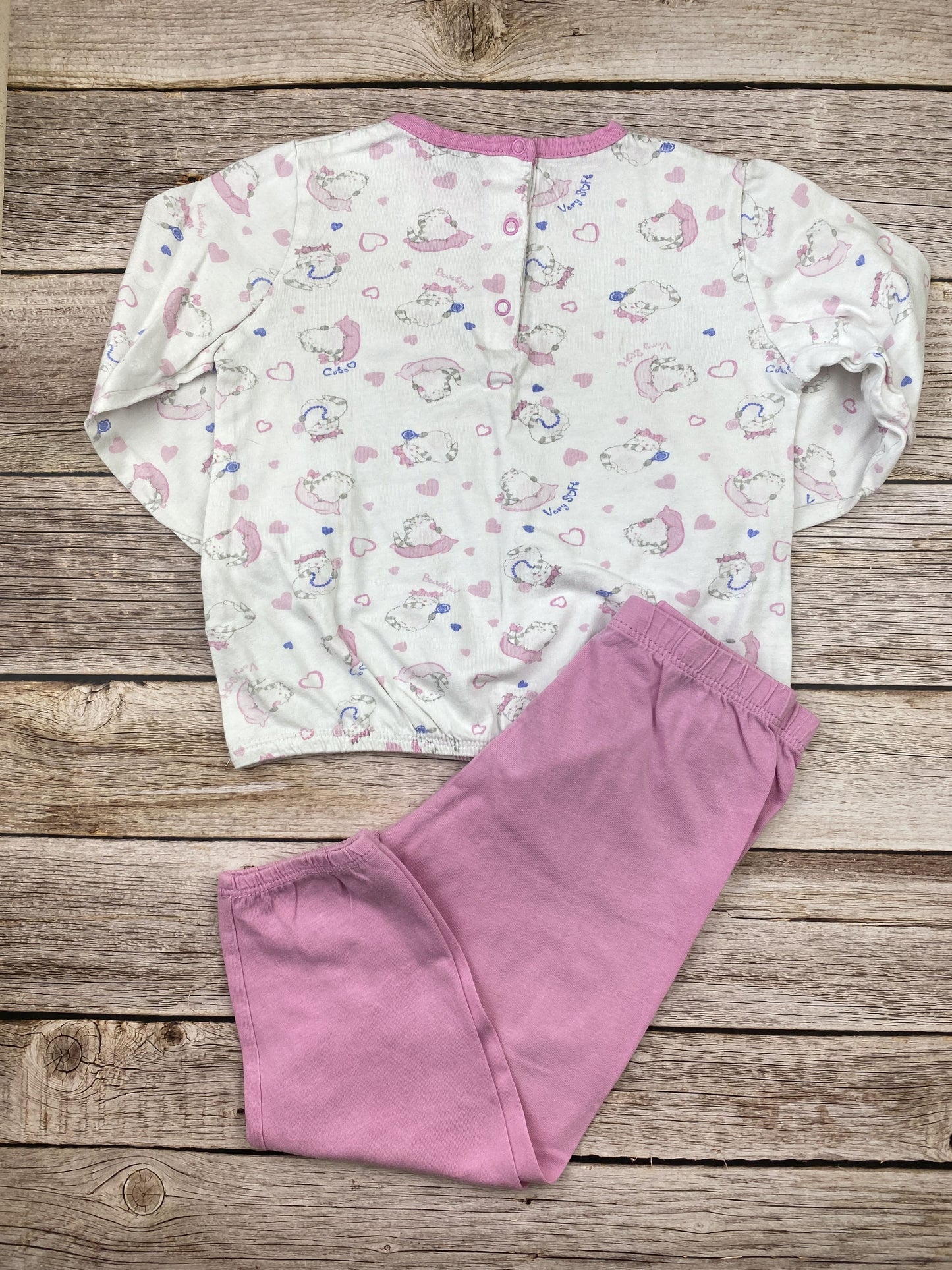 Set t-shirt manica lunga e pantalone
