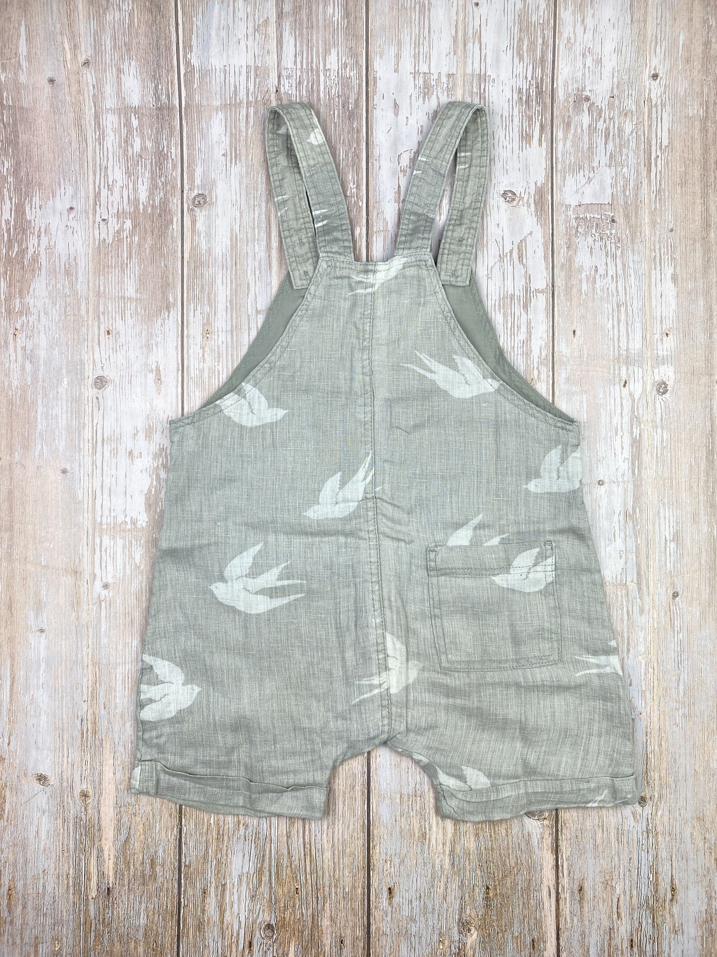 Salopette in misto lino