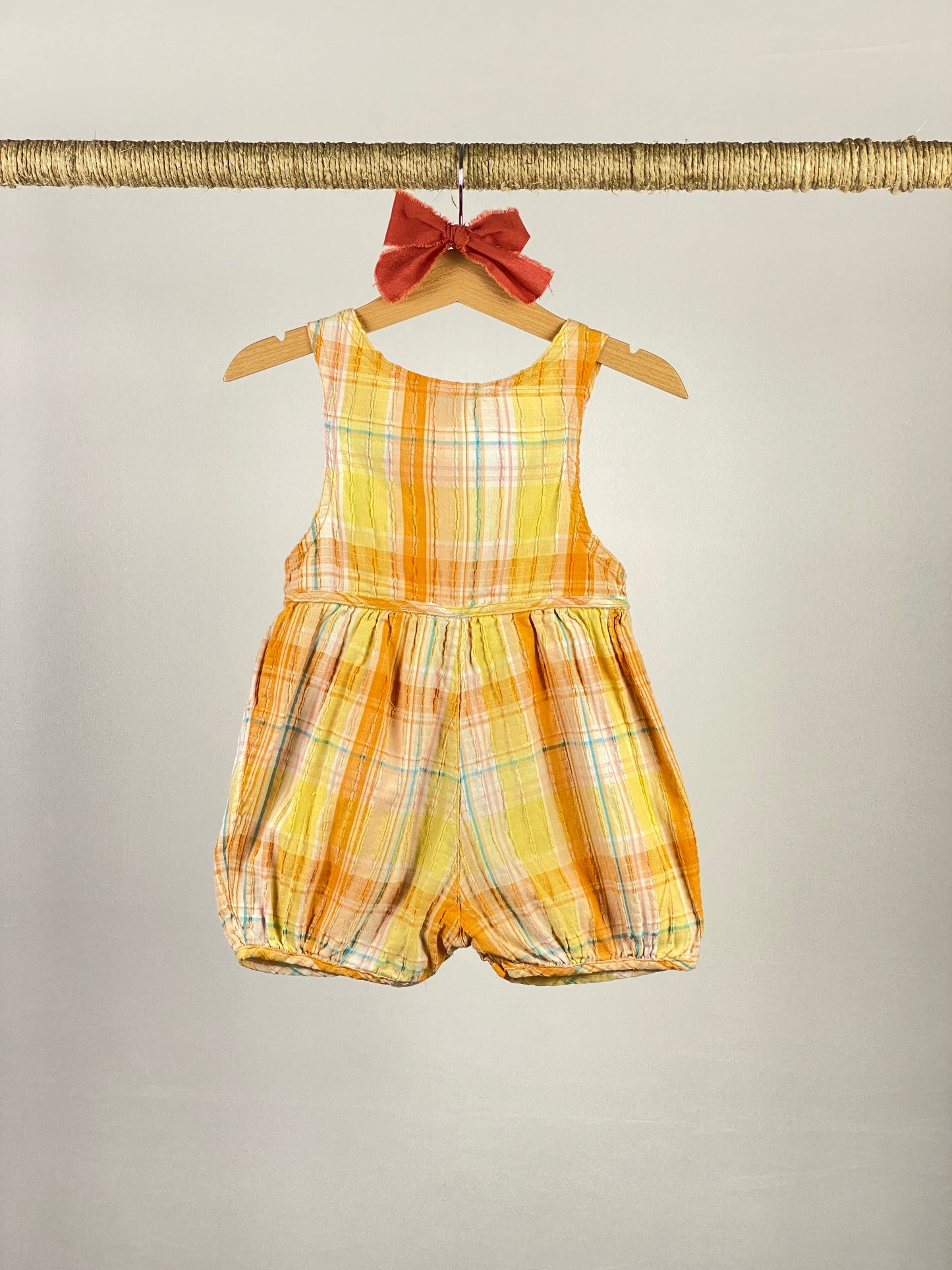 Salopette in misto lino