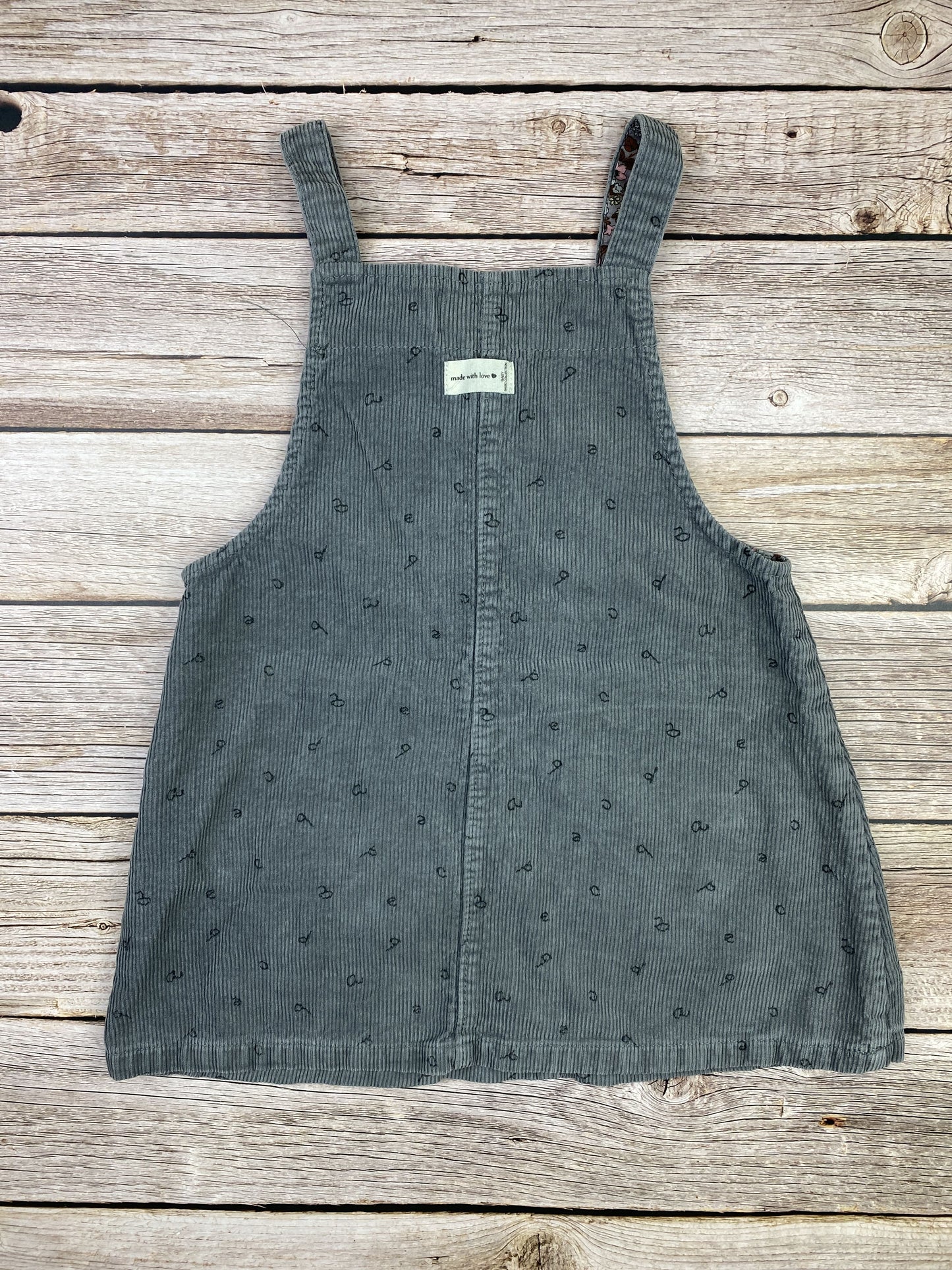 Salopette in velluto a coste