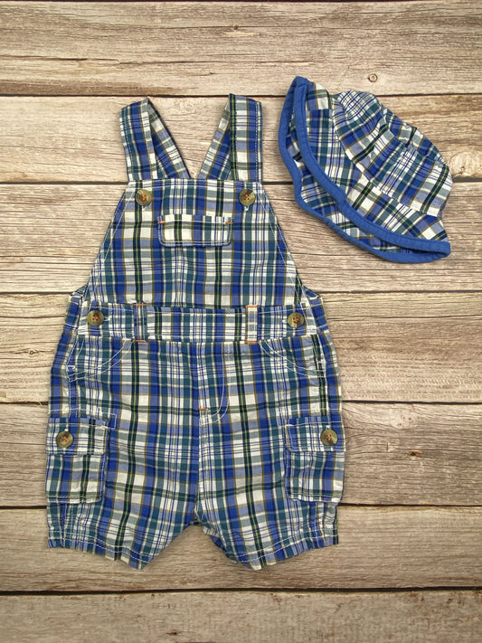 Set salopette e cappellino