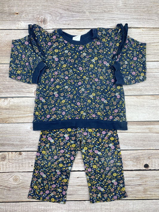 Set felpa girocollo e pantalone