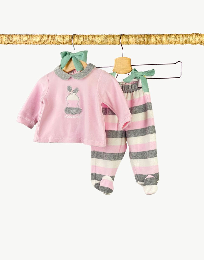 Set con felpa e pantalone