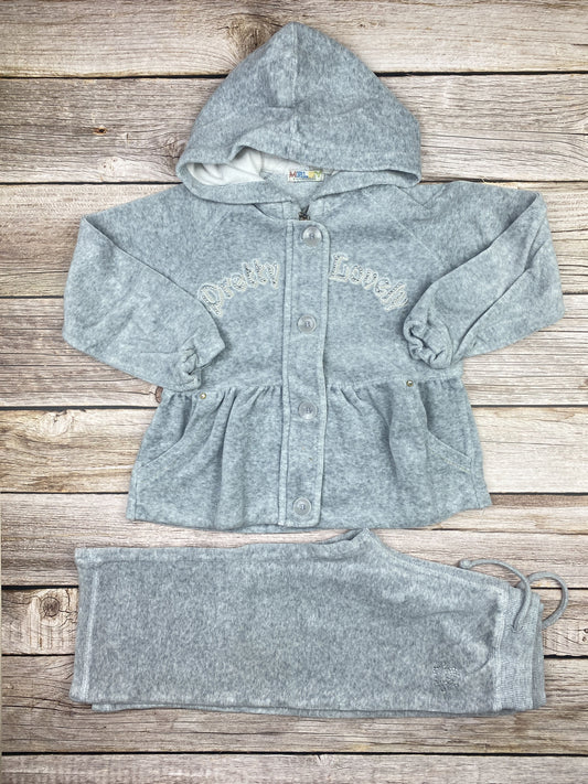 Set felpa e pantalone in ciniglia