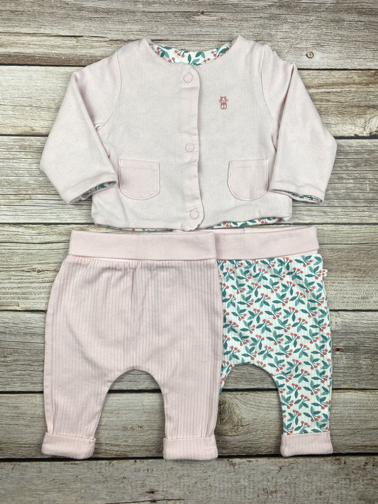 Set felpa reversibile e due pantaloni leggins