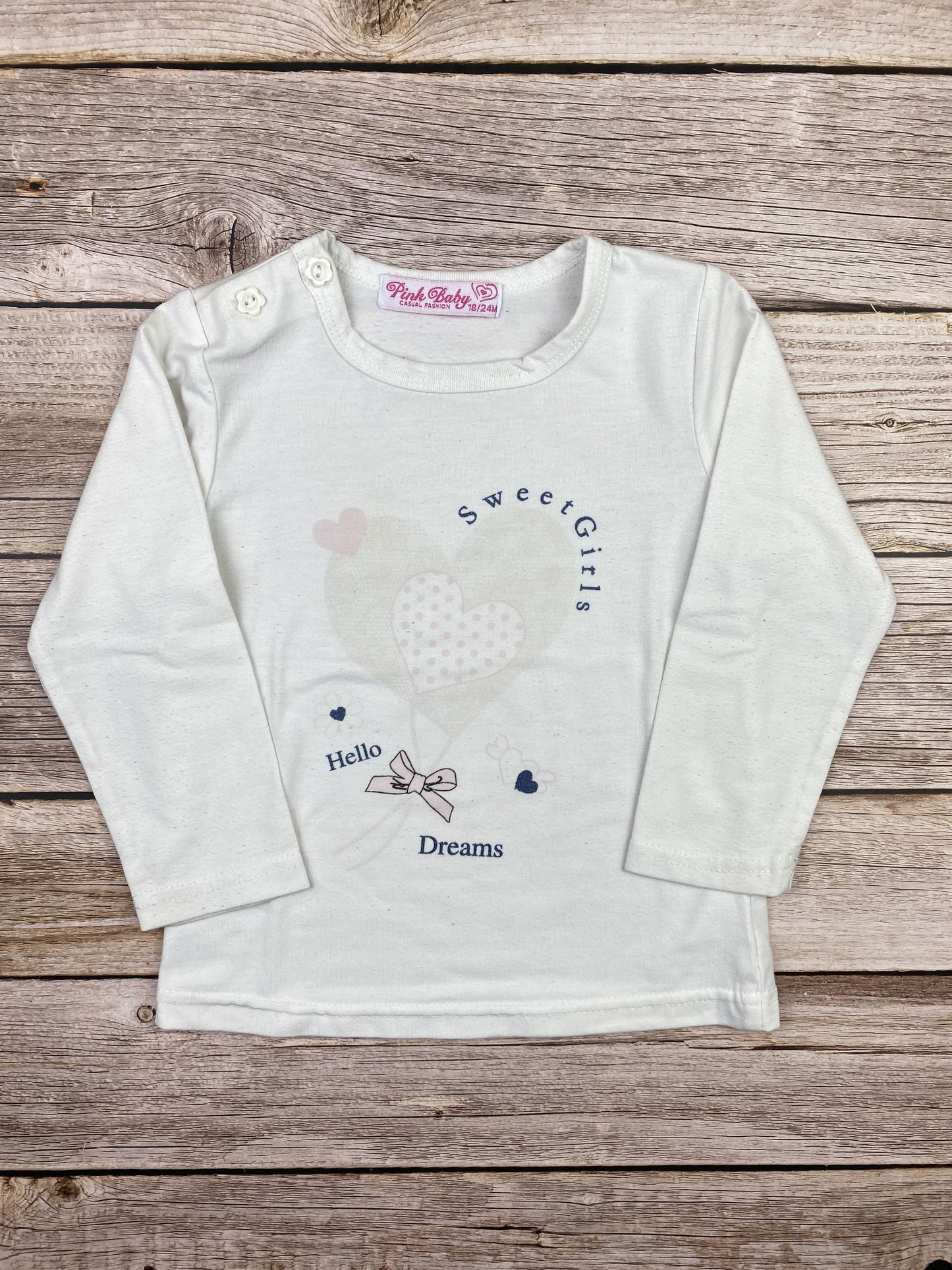 Set T-shirt manica lunga e pantalone