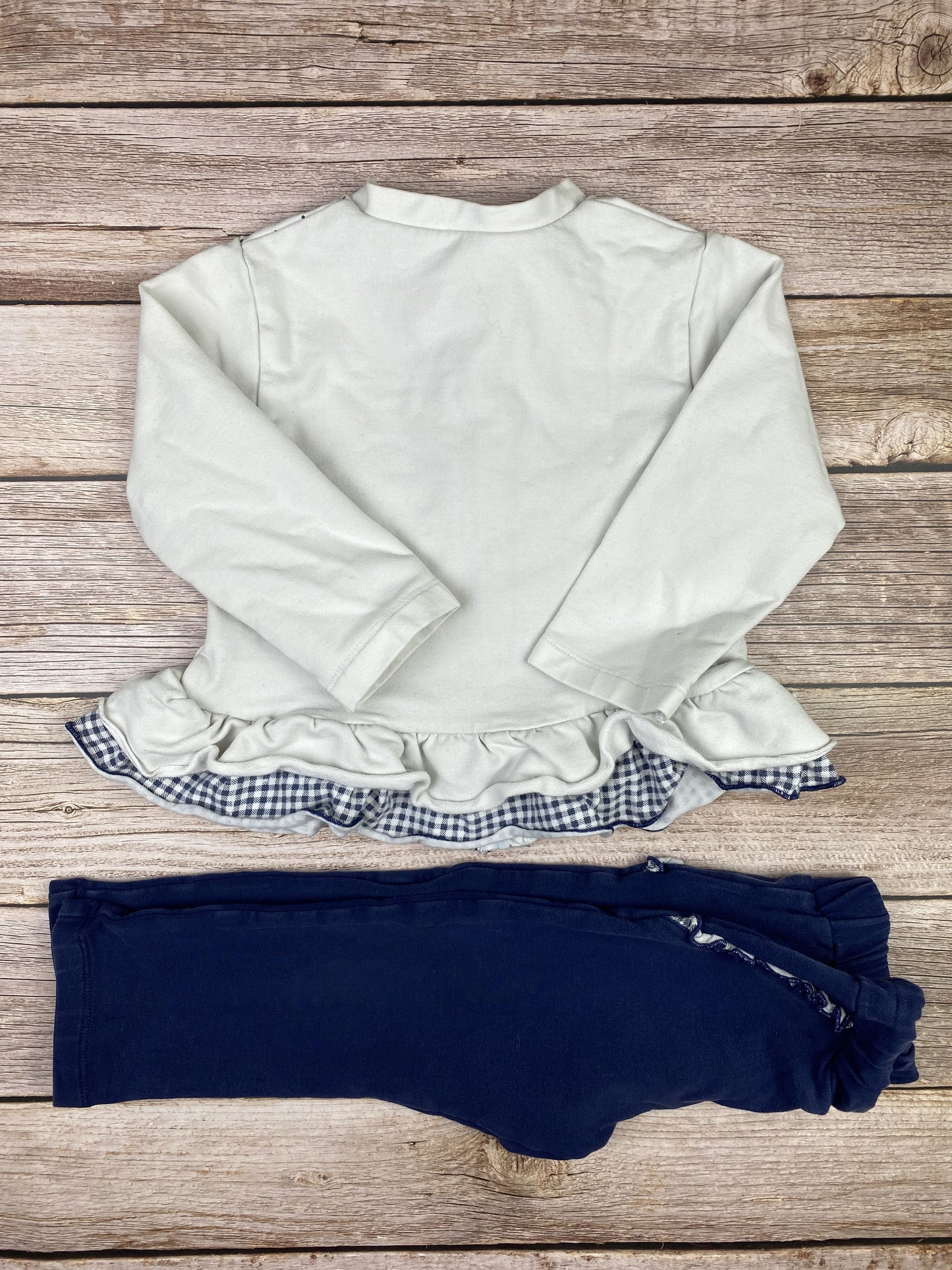 Set felpa con zip e pantalone