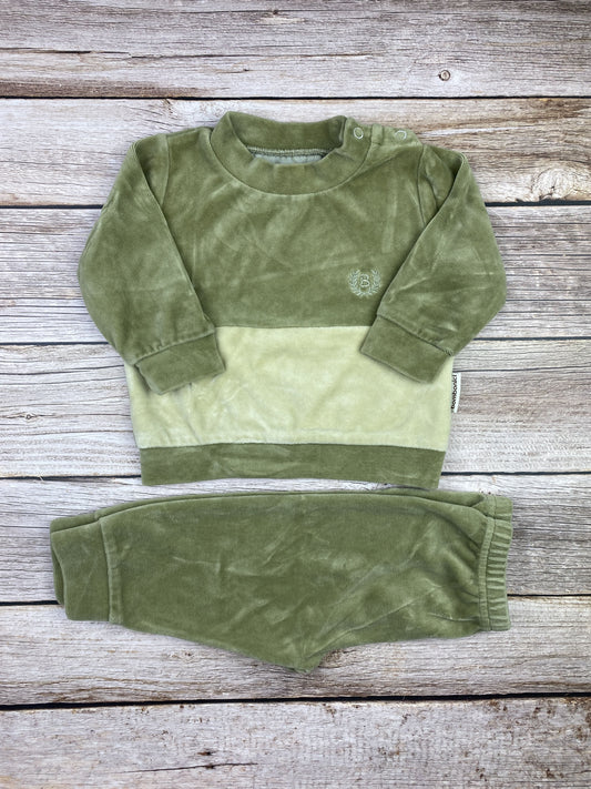 Set felpa girocollo e pantalone