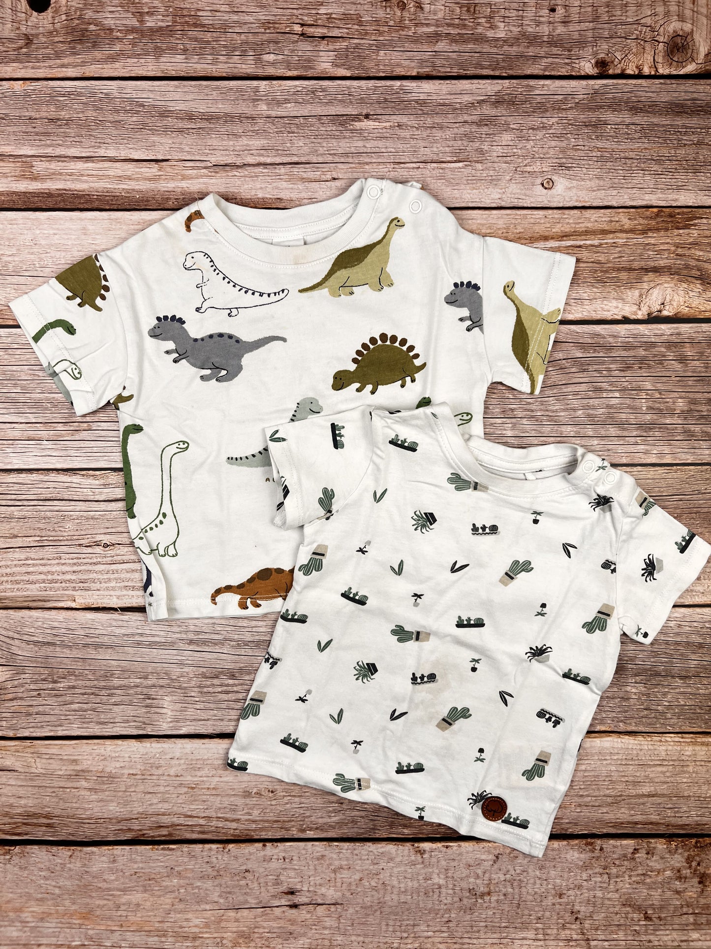 Set due t-shirt manica corta