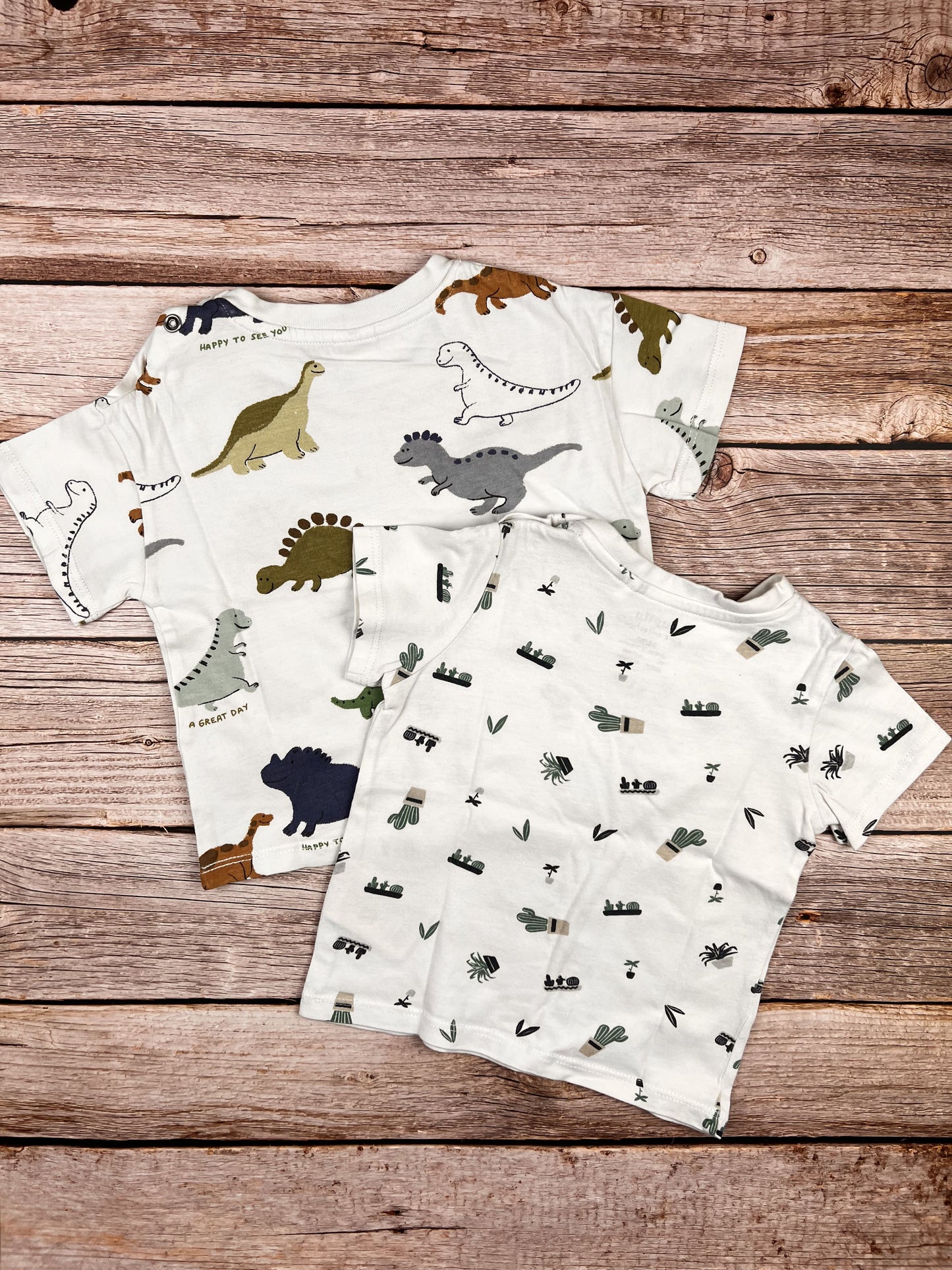 Set due t-shirt manica corta