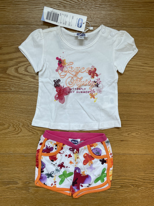 Set t-shirt manica corta e pantaloncino