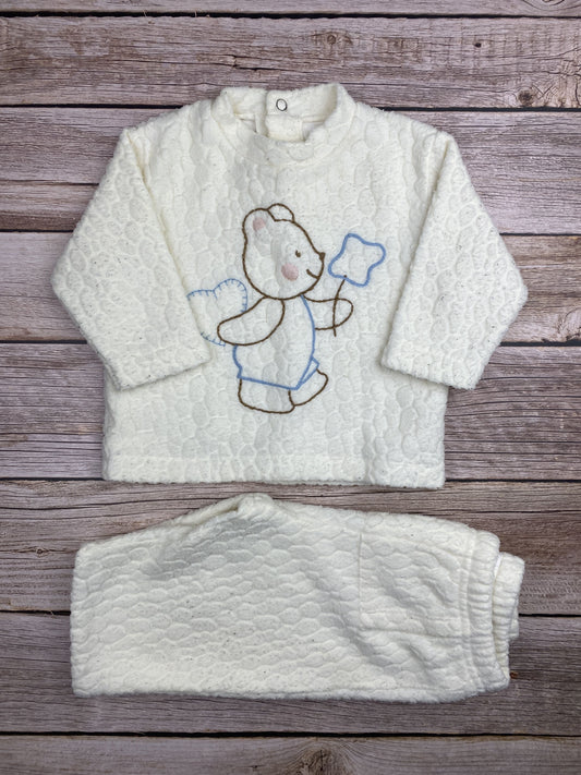 Set felpa girocollo e pantalone