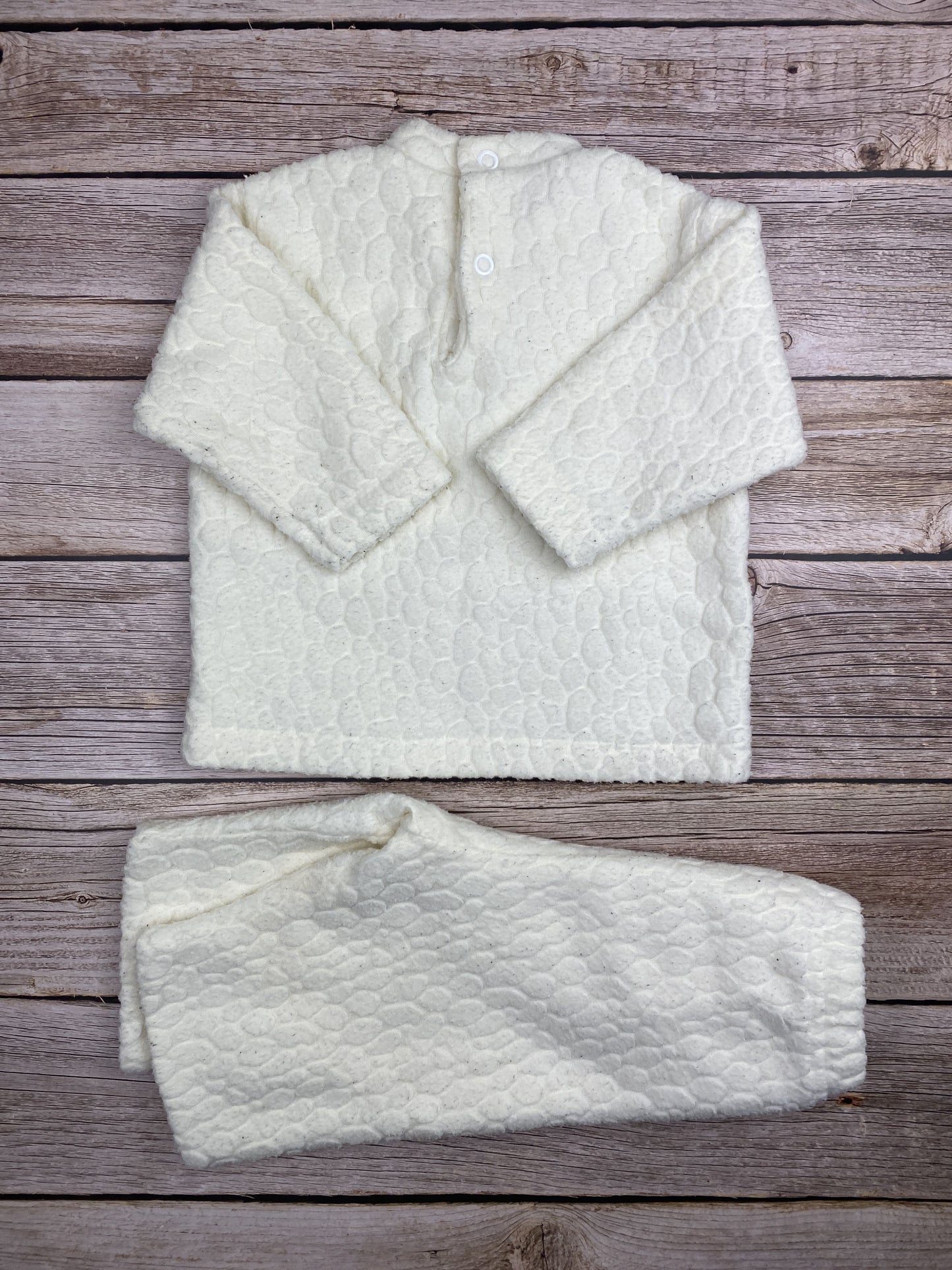 Set felpa girocollo e pantalone