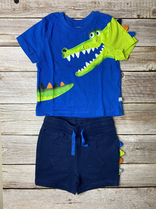 Set t-shirt manica corta e pantaloncino