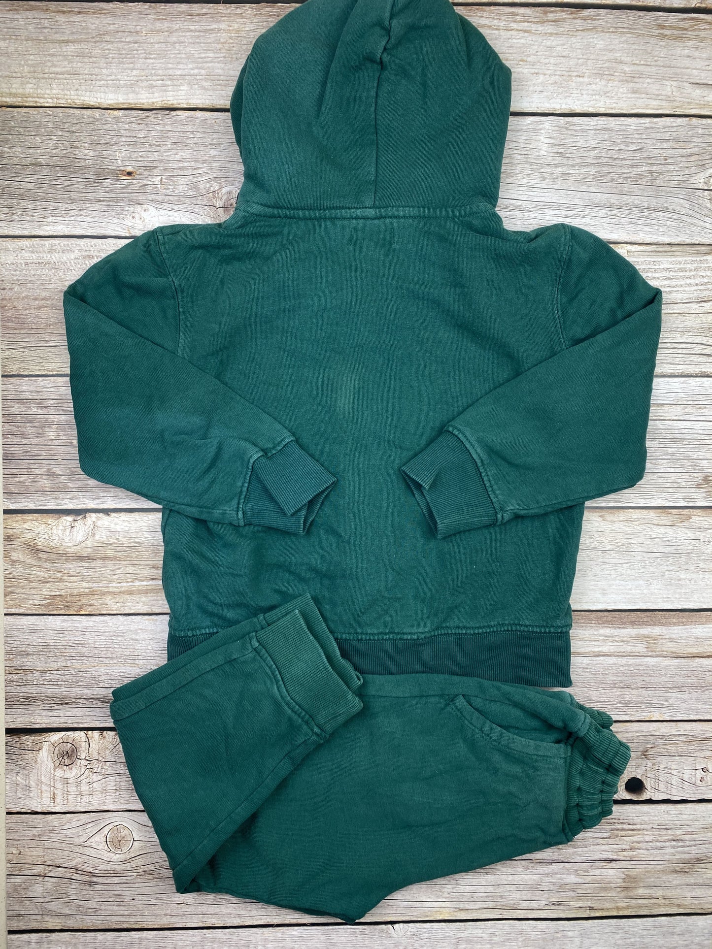 Set felpa con zip e cappuccio e pantalone