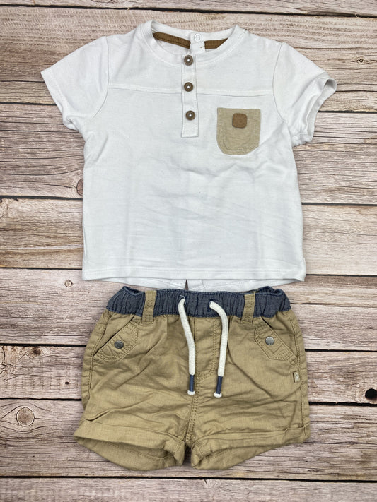 Set t-shirt manica corta e pantaloncino