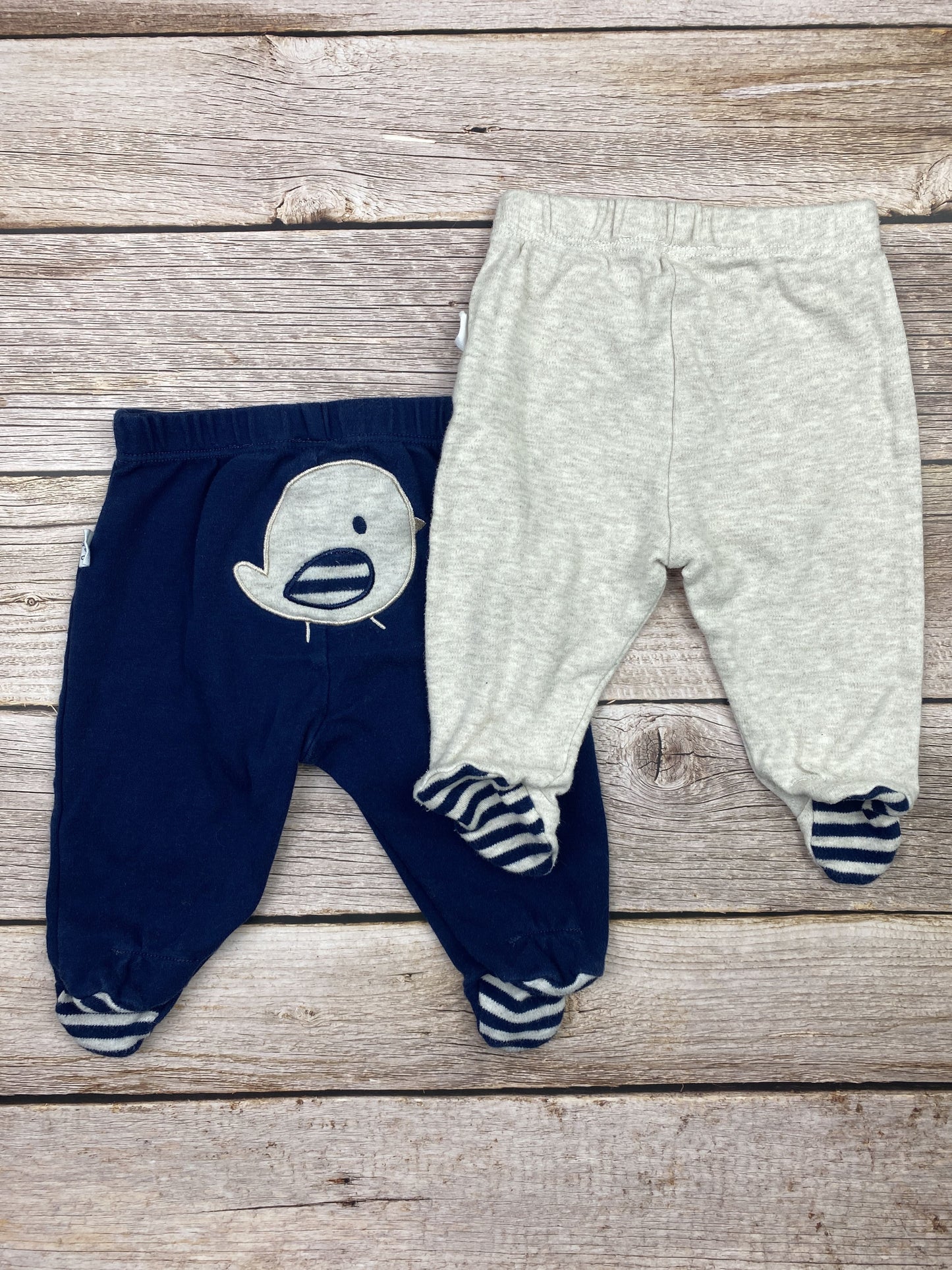 Set due pantalone con piedini