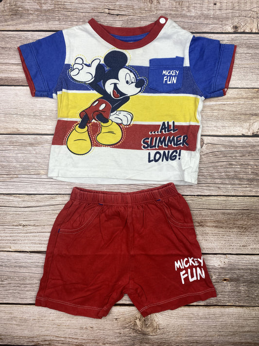 Set t-shirt manica corta e pantaloncino