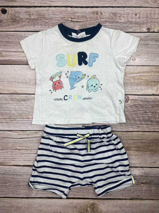 Set t-shirt manica corta e pantaloncino