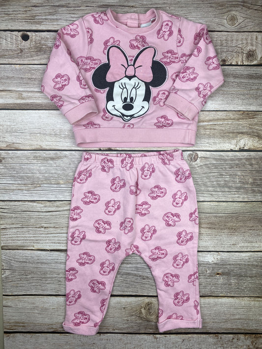 Set felpa girocollo e pantalone