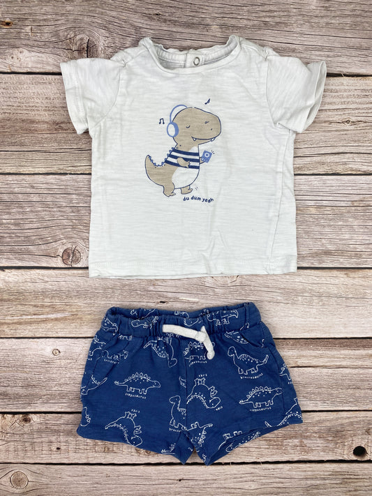 Set t-shirt manica corta e pantaloncino