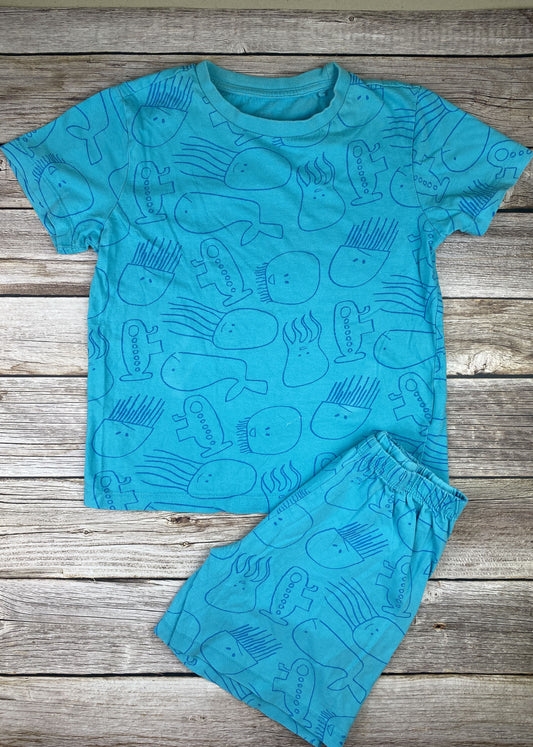 Set t-shirt manica corta e pantaloncino