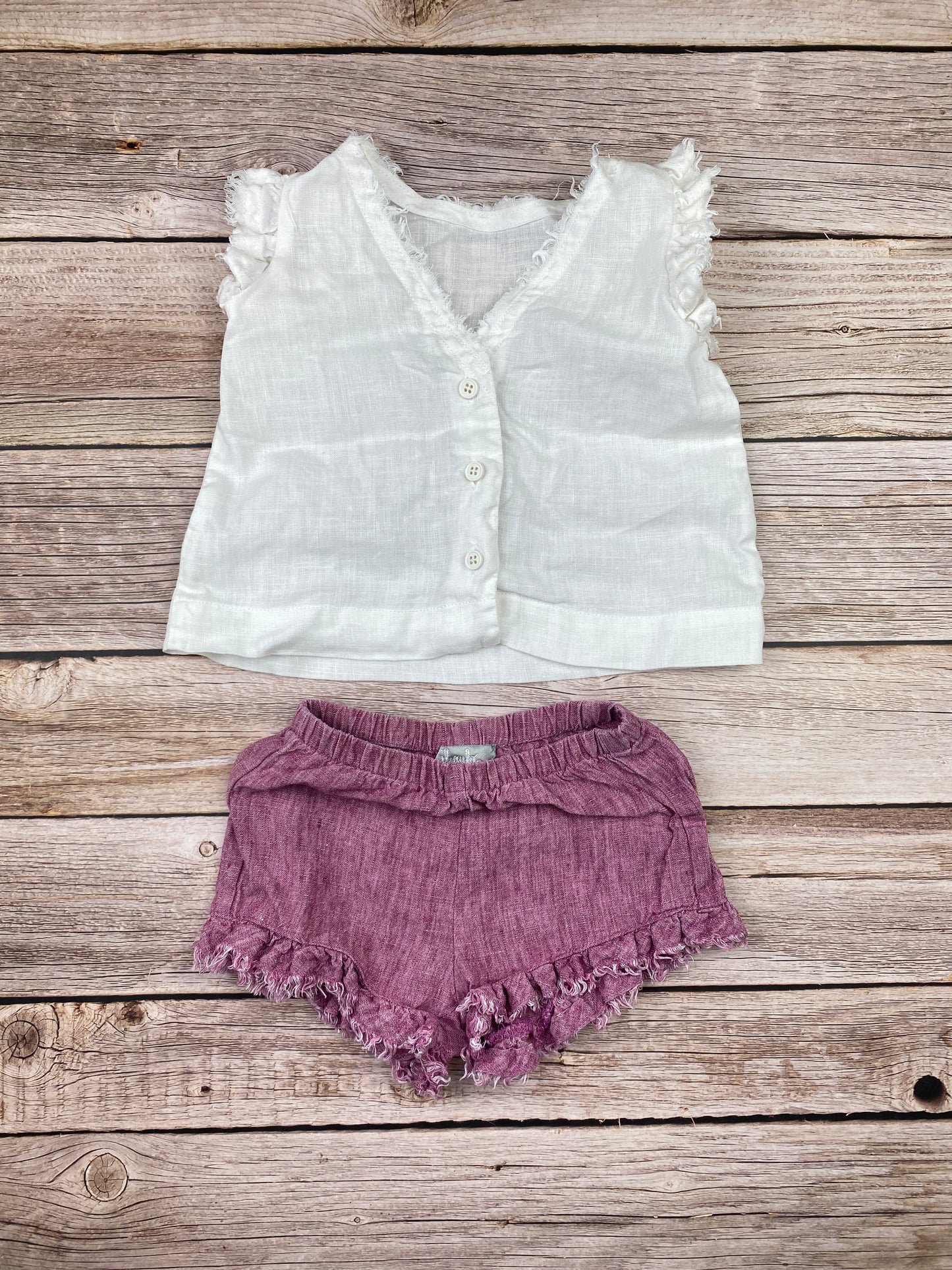 Set camicia senza maniche e pantalone