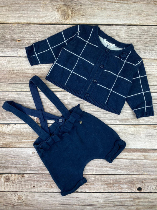 Set pantaloncino e cardigan